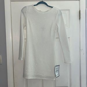White sparkle Dress